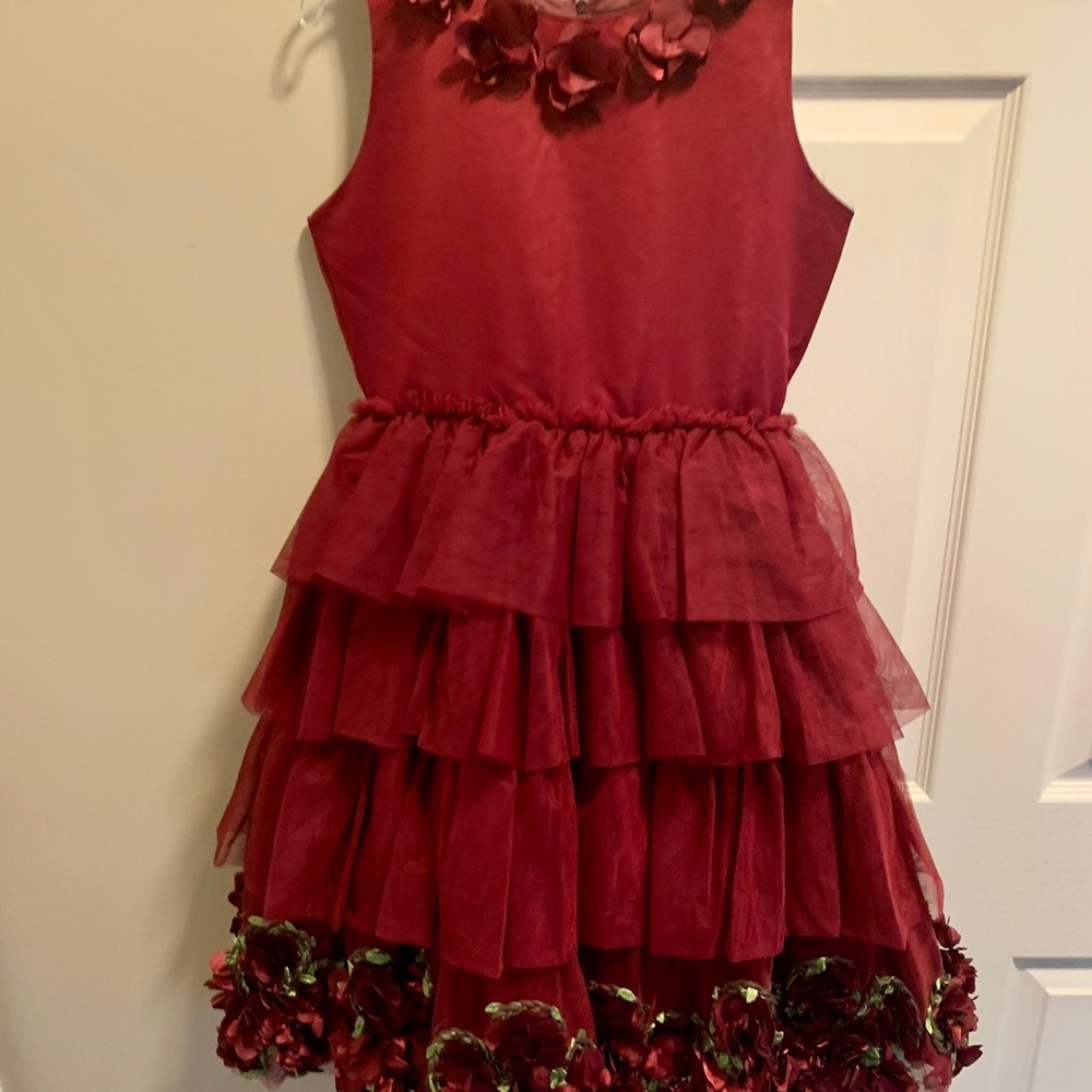 Chasing Fireflies Royal Ruffles Dress - Size 14